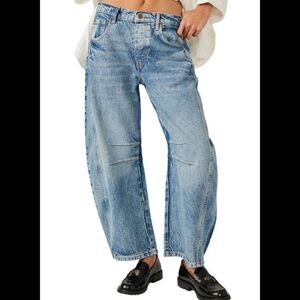 Free People Blue Women's Jeans